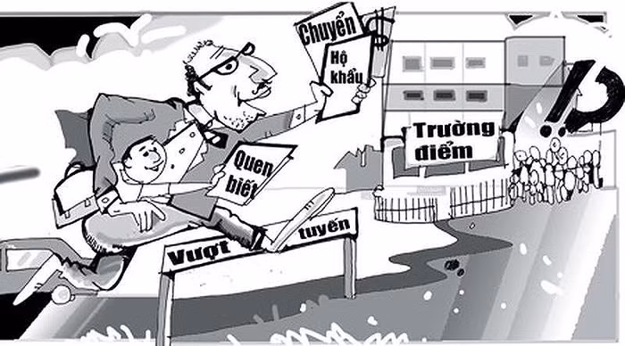 Chuyện chạy trường thường xảy ra với những học sinh trái tuyến đầu cấp (Ảnh minh họa: sggp.org.vn)