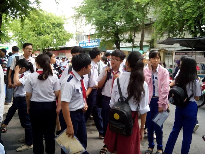 Học sinh An Giang tham dự kỳ thi tuyển sinh 10 năm học 2018-2019 (Ảnh: Văn Khánh) Học sinh An Giang tham dự kỳ thi tuyển sinh 10 năm học 2018-2019 (Ảnh: Văn Khánh)