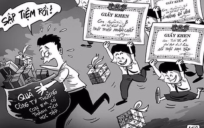 Các trường học hiện nay đang có quá nhiều học sinh xuất sắc, giỏi và khá (Ảnh minh họa: von.vn)