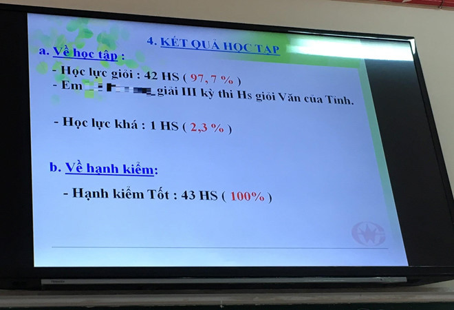 Với số lượng học sinh giỏi, khá 100% như thế này thì phát thưởng bằng tiền hay phát bằng hiện vật cũng có nhiều bất cập (Ảnh minh họa: vov.vn)