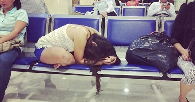 Hình ảnh về sân bay Tân Sơn Nhất được đăng tải trên trang mạng của Sleepinginairports.