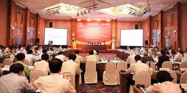 Hàng trăm đại biểu tham gia Hội thảo. Ảnh Thanh Liêm