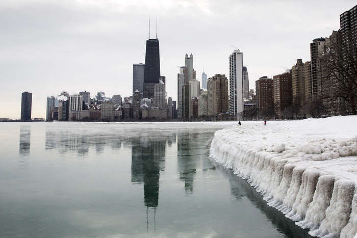 Một góc thành phố Chicago Một góc thành phố Chicago