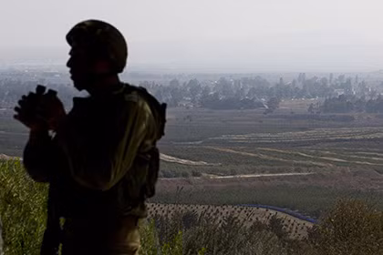 Binh sĩ Israel trên Cao nguyên Golan.