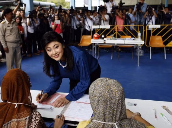 Thủ tướng Thái Lan Yingluck Shinawatra.