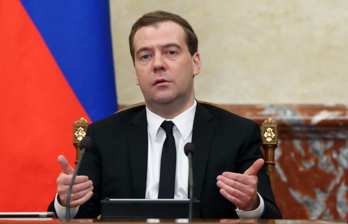 Thủ tướng Nga Dmitry Medvedev.