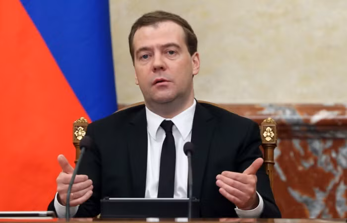 Thủ tướng Nga Dmitry Medvedev.