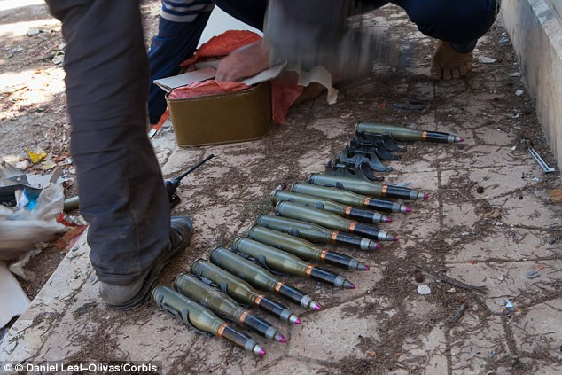 Đạn phòng không 23 ly được khủng bố IS ở Syria sử dụng.