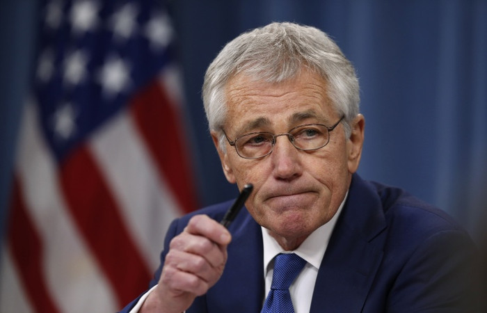 Bộ trưởng Quốc phòng Mỹ Chuck Hagel. Bộ trưởng Quốc phòng Mỹ Chuck Hagel.
