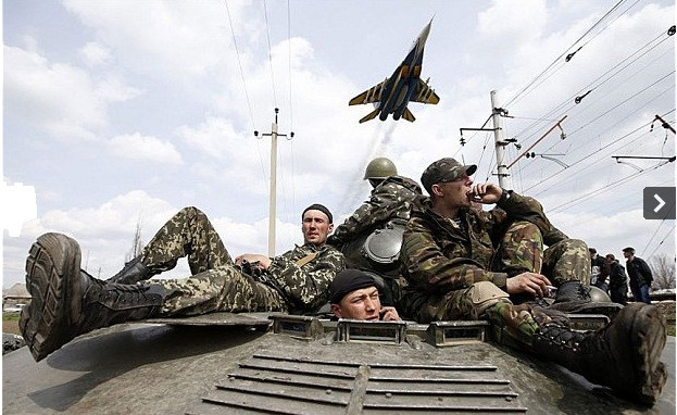 Sự can thiệp của Nga vào Ukraine có thể mở đầu cho một cuộc đối đầu giữa nước này với NATO. Sự can thiệp của Nga vào Ukraine có thể mở đầu cho một cuộc đối đầu giữa nước này với NATO.