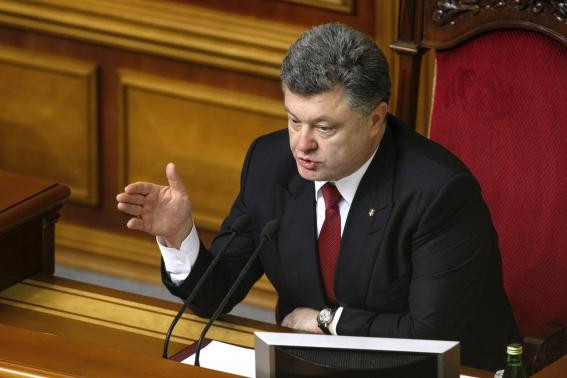 Tổng thống Ukraine Petro Poroshenko.