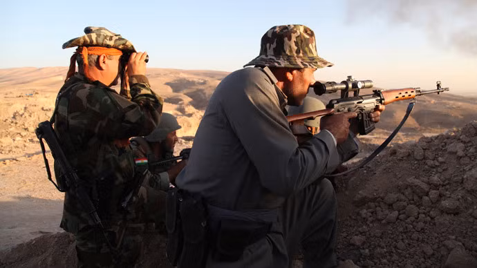 Dân quân người Kurd tại Kobani.