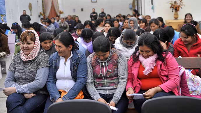 Các nữ tù nhân tại Iquique.