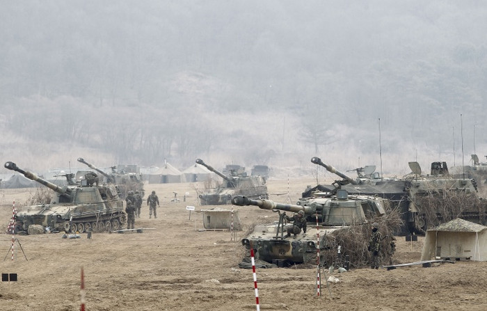 Quân đội Mỹ-Hàn tập trận Foal Eagle. Quân đội Mỹ-Hàn tập trận Foal Eagle.