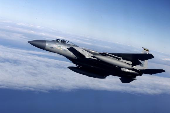 F-15 của Lithuania tham gia tập trận với NATO. F-15 của Lithuania tham gia tập trận với NATO.