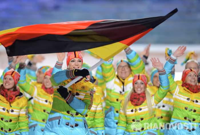 Đoàn vận động viên Đức.