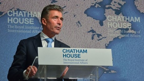 Tổng thư ký NATO Anders Fogh Rasmussen. Tổng thư ký NATO Anders Fogh Rasmussen.