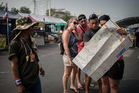 Khách du lịch nước ngoài tại Bangkok Khách du lịch nước ngoài tại Bangkok