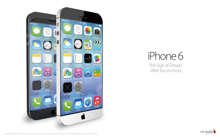 Hình ảnh được cho là iPhone 6. Hình ảnh được cho là iPhone 6.
