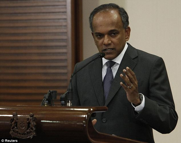 Ngoại trưởng Singapore K Shanmugam.