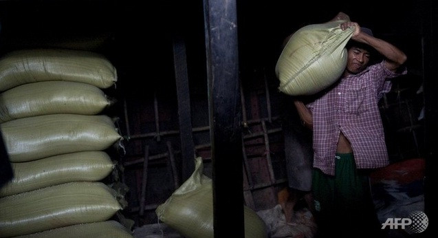 Gạo xuất khẩu của Myanmar. Gạo xuất khẩu của Myanmar.