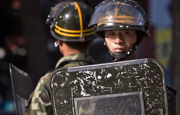 Cảnh sát Tân Cương.