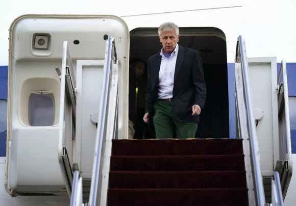 Bộ trưởng Quốc phòng Chuck Hagel bắt đầu chuyến thăm Bắc Kinh 3 ngày từ 7/4.