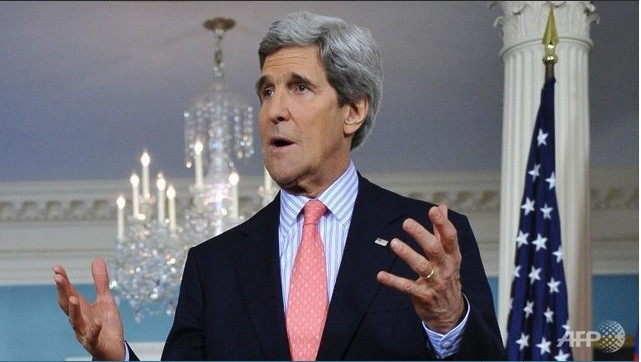 Ngoại trưởng Mỹ John Kerry. Ngoại trưởng Mỹ John Kerry.