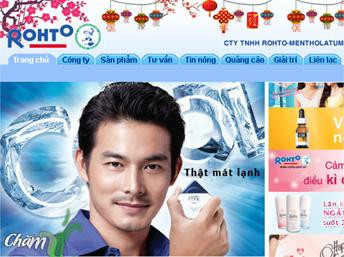 Trang chủ của Rohto Việt Nam