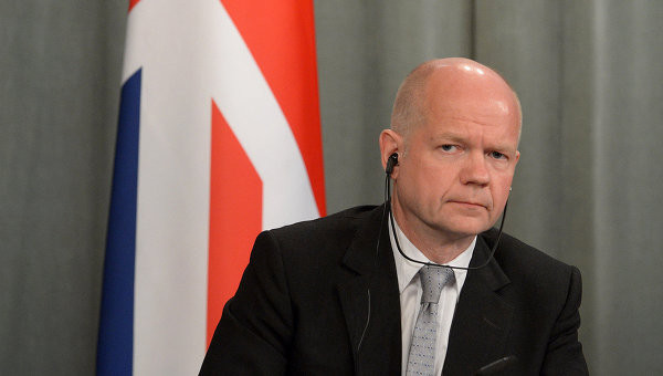 Ngoại trưởng Anh William Hague. Ngoại trưởng Anh William Hague.