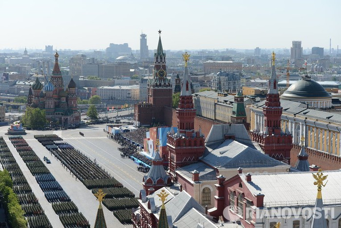 Toàn cảnh lễ diễu binh trên Quảng trường Đỏ Toàn cảnh lễ diễu binh trên Quảng trường Đỏ