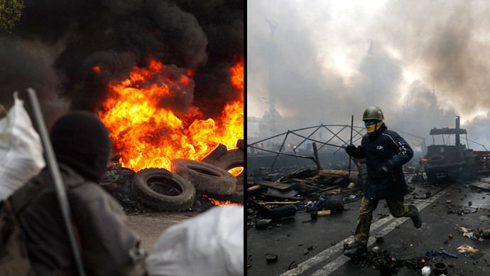 Đụng độ khiến hành chục người biểu tình ly khai thiệt mạng ở Odessa hôm2/5.