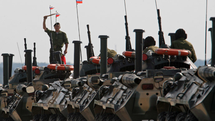 Cuộc tập trận được Nga tiến hành một cách bất ngờ. Cuộc tập trận được Nga tiến hành một cách bất ngờ.