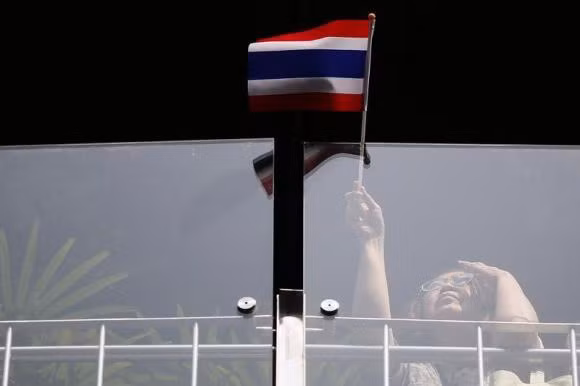 Người biểu tình Thái Lan tại Bangkok hôm 8/1/2014