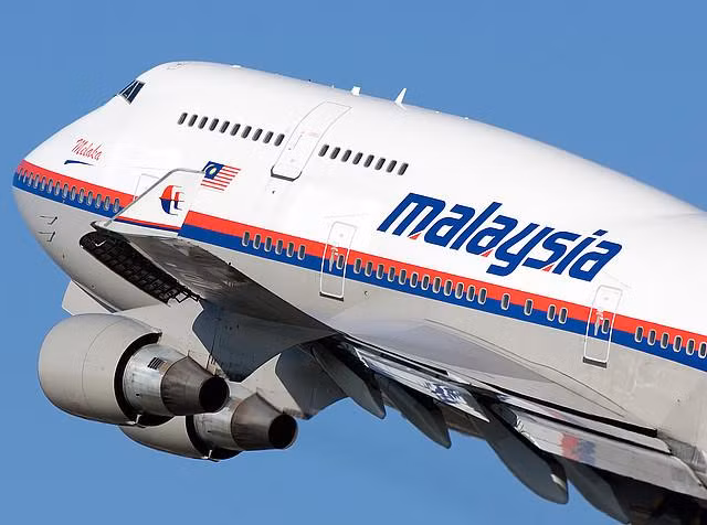 Máy bay Malaysia Airlines, hình minh họa.
