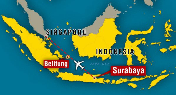 Đường bay của chiếc máy bay mất tích. Ảnh: Channel News Asia. Đường bay của chiếc máy bay mất tích. Ảnh: Channel News Asia.