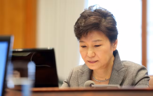 Tổng thống Hàn Quốc Park Geun-hye.