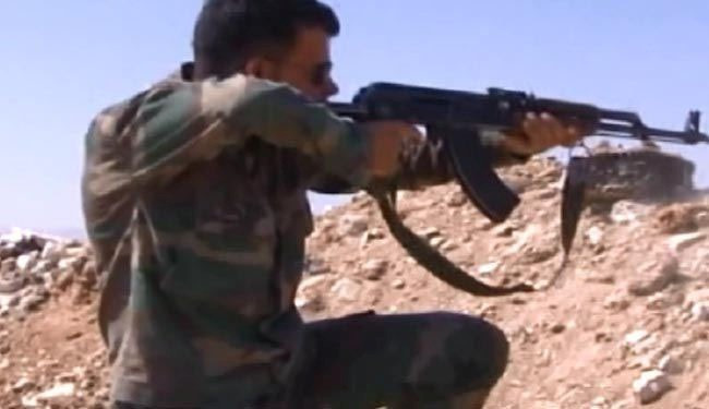 Binh lính quân chính phủ Syria. Binh lính quân chính phủ Syria.