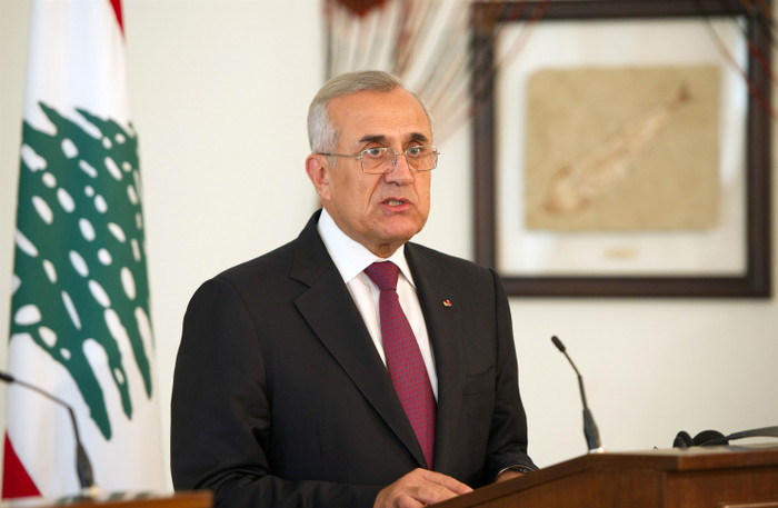 Tổng tống Li-băng Michel Sleiman. Tổng tống Li-băng Michel Sleiman.