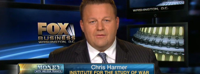 Christopher Harmer - nhà phân tích cấp cao của Viện Nghiên cứu Chiến tranh. Christopher Harmer - nhà phân tích cấp cao của Viện Nghiên cứu Chiến tranh.