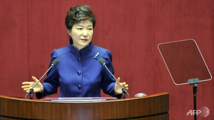 Tổng thống Hàn Quốc Park Geun Hye. Tổng thống Hàn Quốc Park Geun Hye.