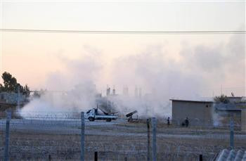 Giao tranh trên biên giới Syria-Thổ Nhĩ Kỳ.