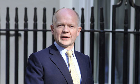Ngoại trưởng Anh William Hague.