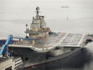 Tàu sân bay Liêu Ninh của Trung Quốc. (Nguồn: Reuters) Tàu sân bay Liêu Ninh của Trung Quốc. (Nguồn: Reuters)
