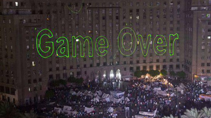 Tổng thống Morsi bị lật đổ vào thời điểm cuối cùng của tối hậu thư do quân đội đưa ra 48 giờ trước. Tổng thống Morsi bị lật đổ vào thời điểm cuối cùng của tối hậu thư do quân đội đưa ra 48 giờ trước.