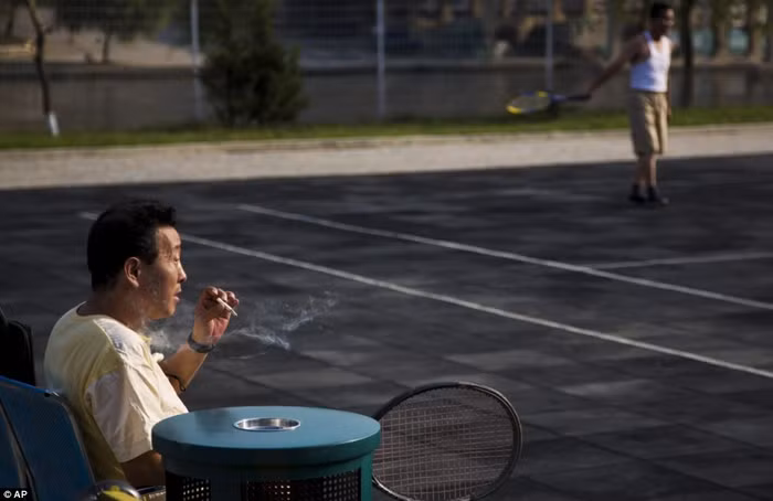 Sân quần vợt mới khai trương tại Bình Nhưỡng.