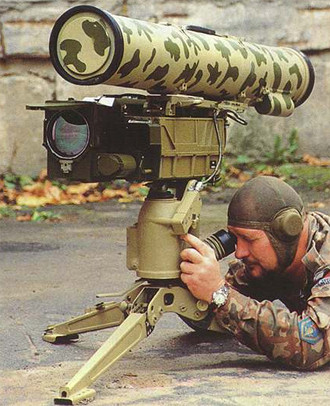 tên lửa chống tăng Kornets.