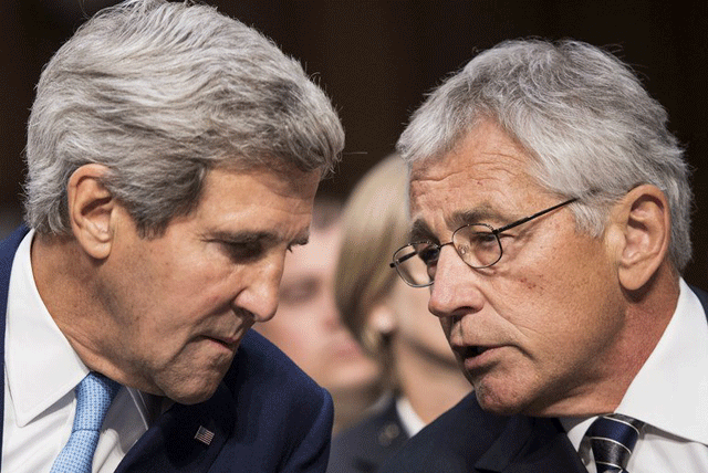 Ngoại trưởng và Bộ trưởng Quốc phòng Mỹ. Ngoại trưởng và Bộ trưởng Quốc phòng Mỹ.