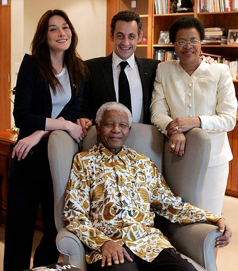 Vợ chồng cựu Tổng thống Pháp Nicolas Sarkozy.