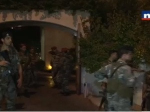 Quân đội Li-băng tăng cường an ninh tại dinh Tổng thống sau vụ tấn công.